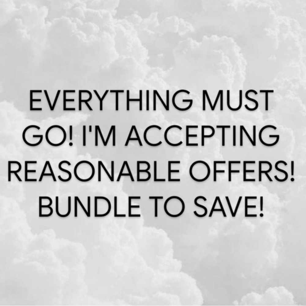 Everything must go!